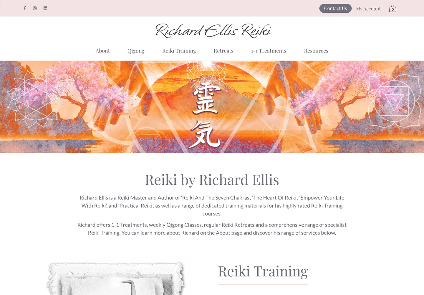 The Richard Ellis Reiki website